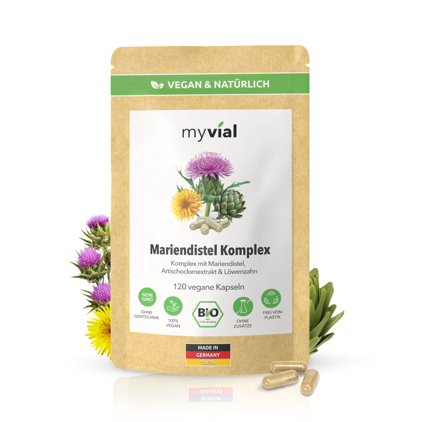 Bio Mariendistel Leber Komplex Kapseln