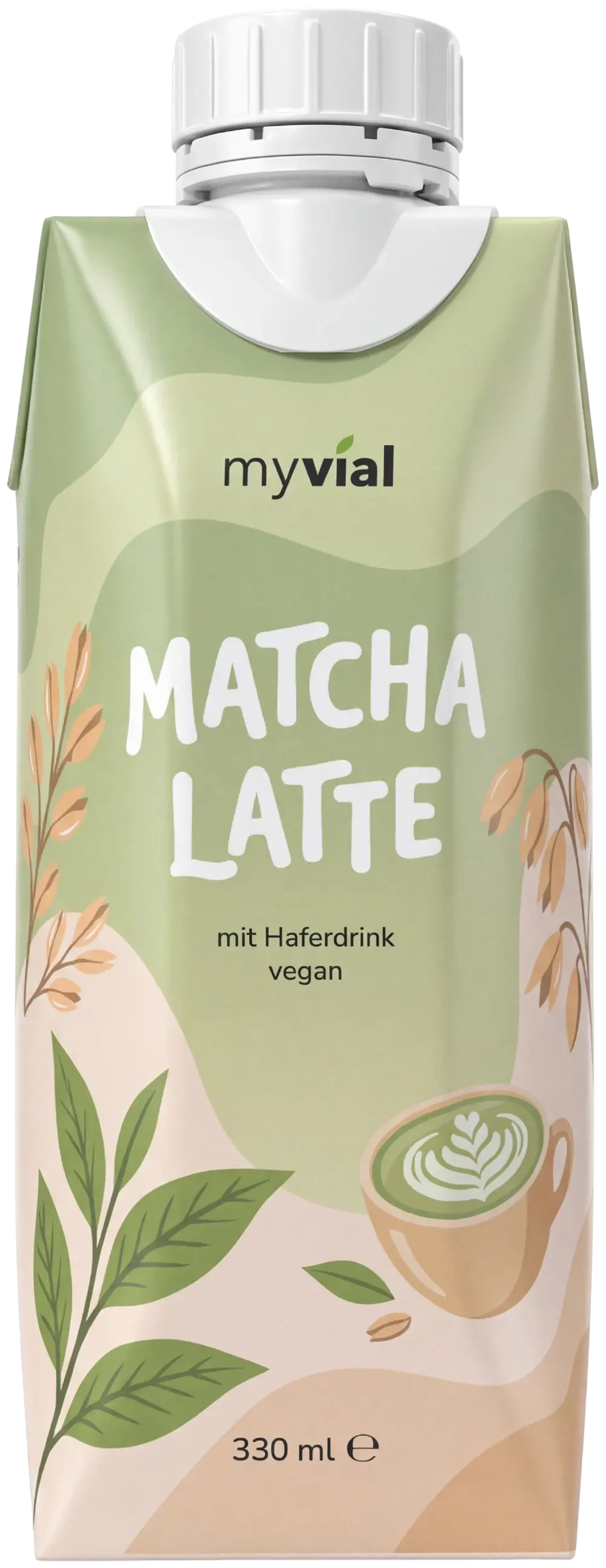 myvial Matcha Latte, 330 ml Trinkpäckchen