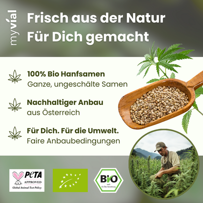 Bio Hanfsamen ungeschält