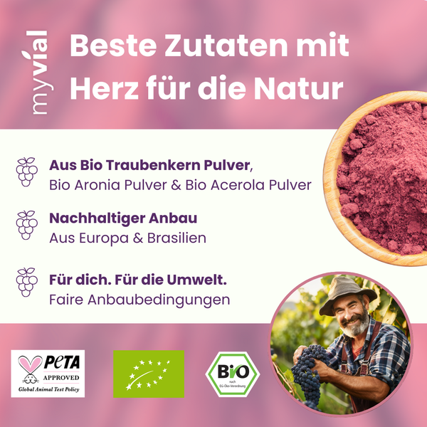 {"loading" => "lazy", "alt" => "Bio OPC Kapseln – Mit Traubenkern, Aroniapulver & Vitamin C"}