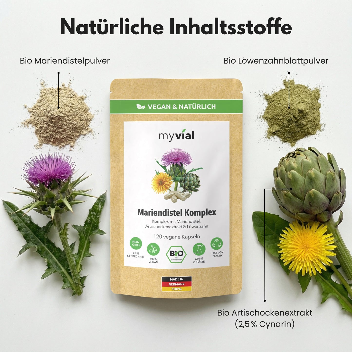 Bio Mariendistel Leber Komplex Kapseln