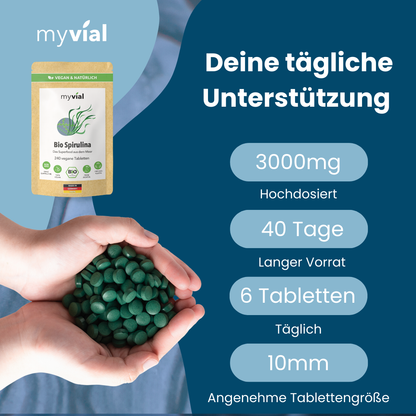 Bio Spirulina Tabletten Presslinge