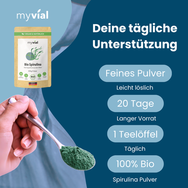 Spirulina Pulver (Bio) Von NPOW™ - 10g - 100g CAS 724424-92-4