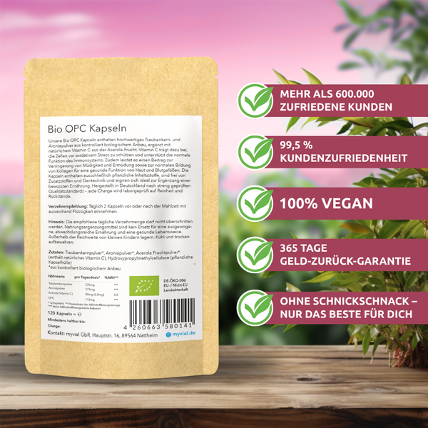 {"loading" => "lazy", "alt" => "Bio OPC Kapseln – Mit Traubenkern, Aroniapulver & Vitamin C"}