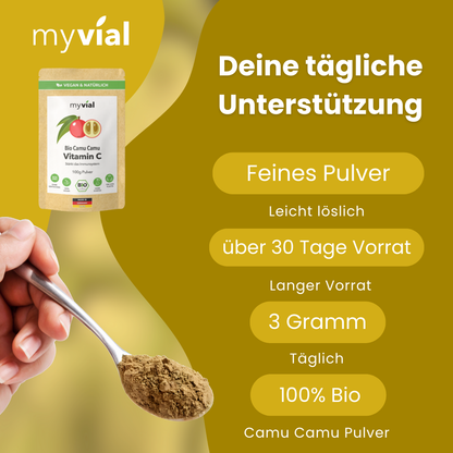 Bio Camu Camu Vitamin C Pulver