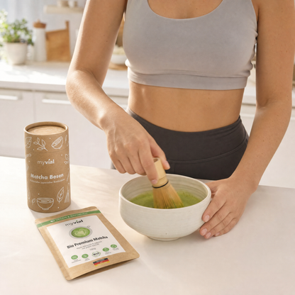 Premium Matcha Besen (Chasen) aus Bambus