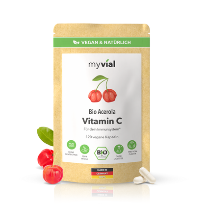Bio Vitamin C Kapseln aus Acerola